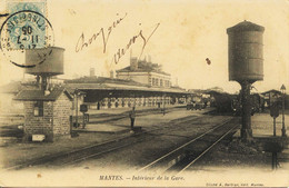 12124 - Yvelines - MANTES : Intérieur De La Gare - Circulée En 1905 - Mantes La Ville