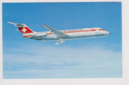 Vintage Rppc Swissair Douglas Dc-9 Aircraft - 1919-1938: Entre Guerres