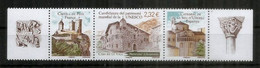 UNESCO.ANDORRA-FRANCIA-ESPAÑA (Aplicación) Chateau De Foix, Cathedrale Seo Urgell, Casa De La Vall, Nuevos ** - Ongebruikt