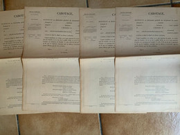 Déclaration Douanes Pour Cabotage / Manifestes Chargement Du Navire, à Remplir Par Le Capitaine - 1900 – 1949