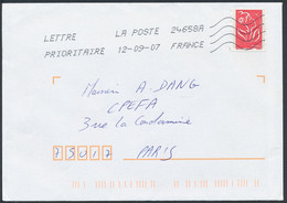 France - Timbre Adhésif YT A49b Seul Sur Lettre Oblitération TOSHIBA - Lettres & Documents