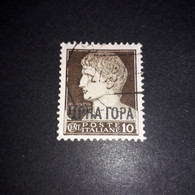 PL2173 REGNO D'ITALIA OCCUPAZIONE 2'' GUERRA MONDIALE MONTENEGRO SERIE IMPERIALE SOPRASTAMAPA 10 C. "XO" - Montenegro