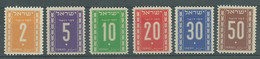 200037371  ISRAEL  YVERT   TAXE  Nº  6/11  */MH - Segnatasse