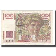 France, 100 Francs, 1952, D AMBRIERES, GARGAM, 1952-04-03, SUP+, Fayette:28.32 - 100 F 1945-1954 ''Jeune Paysan''