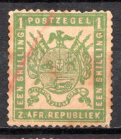 TRANSVAAL - (1ère République Indépendante) - 1883 - N° 73 - 1 S. Vert-jaune - (Armoiries) - Transvaal (1870-1909)