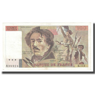 France, 100 Francs, 1986, STROHL TRONCHE DENTAUD, SUP, Fayette:69.10, KM:154b - 100 F 1978-1995 ''Delacroix''