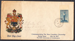 Canada 1947 FDC, See Notes, Sc# ,SG - ....-1951