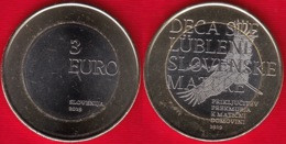 Slovenia 3 Euro 2019 "Rejoining Of Prekmurje Region" BiMetallic UNC - Slovenia