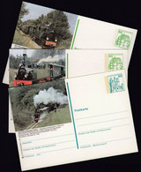 Germany / Bruchhausen - Vilsen, Locomotive, Train, Railway / Postkarte / Postal Stationery / 50 Pf - Treni