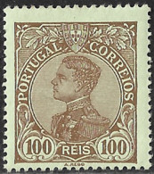 Portugal – 1910 King Manuel II 100 Réis Mint Stamp - Ungebraucht