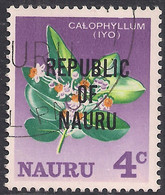 Nauru 1968 QE2 4ct Calophyllum Iyo Flower Used SG 83 ( B300 ) - Nauru