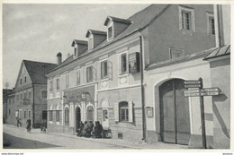 AK - OÖ - SAXEN Im Mühlviertel - Strassenansicht Mit Gasthaus-Fleischerei 1960 - Perg