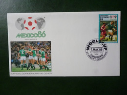 GRENADINES OF ST VINCENT 1986 MEXICO FOOTBALL WORLD CUP FDC COVER With STAMPS - Ploufragan