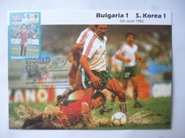 GRENADINES Of ST VINCENT 1986 MEXICO FOOTBALL WORLD CUP FDC CARD With STAMPS - Ploufragan