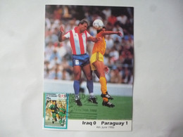 GRENADINES Of ST VINCENT 1986 MEXICO FOOTBALL WORLD CUP FDC CARD With STAMPS - Ploufragan