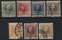 Denmark (14) 1907 Frederik VIII Set. Used - Otros & Sin Clasificación