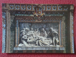 POSTAL POST CARD POSTCARD CARTE POSTALE SPAIN TERUEL ESCALINATA RELIEVE DE LOS AMANTES PERRON THE LOVERS' RELIEF ESPAGNE - Teruel