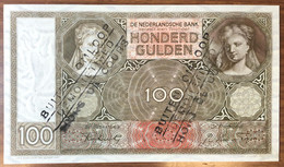 NETHERLANDS OLANDA  1942 100 Gulden Pick#51c Lotto 1869 - 100  Florín Holandés (gulden)