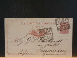 65/576AE   CP ITALIE 1891 - Ganzsachen