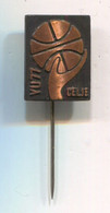 Basketball Pallacanestro Baloncesto - 1977. Championship Yugoslavia Celje, Vintage Pin, Badge, Abzeichen - Basketball