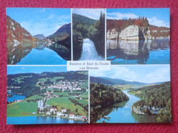 POSTAL POST CARD POSTCARD CARTE POSTALE SCHWEIZ SUIZA SUISSE SWITZERLAND BASSINS ET SAUT DU DOUBS LES BRENETS VIEWS VER - Bassins