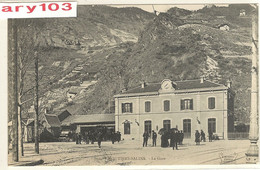 73_   Savoie _ Moutiers-Salins _ La Gare _ Petite Communne Animée (1918) - Other & Unclassified