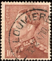 COB  434 A- V  2  (o) / Yvert Et Tellier N° 434 (o) Ligne De Repère à Gauche Du Q De Belgique - 1931-1960