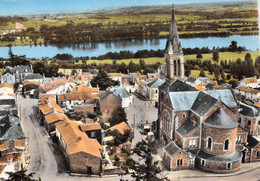 44-LE-CELLIER- L'EGLISE ET LA LOIRE VUE AERIENNE - Le Cellier