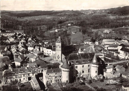 46-LACAPELLE-MARIVAL- L'EGLISE ET LE CHATEAU VUE AERIENNE - Lacapelle Marival