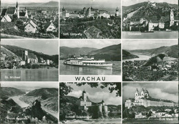 Österreich - Mehrfachkarte WACHAU -9 Ansichten Verschiedener Orte - Wachau