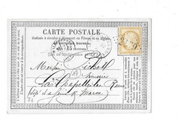MALESHERBES LA CHAPELLE LA REINE SEPTEMBRE 1875 - GC 2179 SUR N° 59 - DE BECHARD - 1871-1875 Ceres