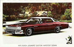 ► BUICK LeSabre Custom Hardtop Sedan 1975 - Automobile DAVE CROSS MOTORS Lee's Summit Miss.   (Litho.U.S.A) - Rutas Americanas