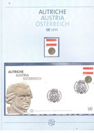 5.10.2006 AUSTRIA FRANCOBOLLO BUSTA E MONETA - Briefe U. Dokumente