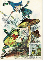 CARTE MAXIMUM POLOGNE 1962 The Fairy Tale "About Gnomes And The Orphan Mary" By Maria Konopnicka - Cartes Maximum