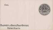 Princely State Rajpeepla, Rajpipla, 3 Paisa Black, Letter Sheet, Imprint 1874 With Watermark, MINT, India - Rajpeepla