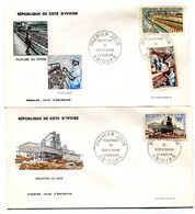 RC 19083 COTE D'IVOIRE INDUSTRIES 1968 FDC 1er JOUR - TB - Ivory Coast (1960-...)