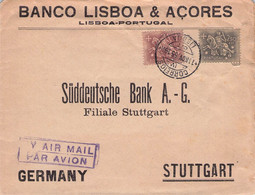 PORTUGAL - LETTER 1955 LISBOA > STUTTGART /G61 - Covers & Documents