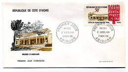 RC 19089 COTE D'IVOIRE N° 282 MUSÉE DES SCIENCES HUMAINES 1968 FDC 1er JOUR - TB - Ivory Coast (1960-...)