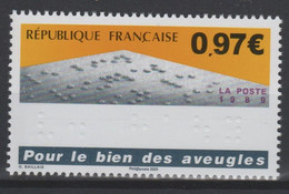 France 2020 Braille Blindenschrift Aveugles 50 Ans Gravés Dans L'Histoire Imprimerie Tirage 24100 Ex - Nuevos