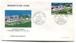 RC 19100 COTE D'IVOIRE N° 297 ASSEMBLÉE GÉNÉRALE DE L' AJPELF 1970 FDC 1er JOUR - TB - Costa D'Avorio (1960-...)