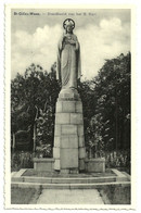 St - Gilles - Waas  -  Standbeeld Van Het H. Hart - Sint-Gillis-Waas