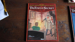 EO LE TRIANGLE SECRET  TOME 3 DE CENDRE ET D'OR   CONVARD FALQUE  GINE JUSSEAUME PAUL WACHS - Triangle Secret, Le