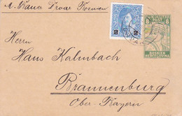 383-121  Postkarte Drvar-Brannenburg (Bosnie-Herzogowina Nach Bayern) 24-03-1919 - Bosnia Erzegovina