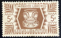 Iles Wallis & Futuna- P4/8 - M No Gum - 1944 - Michel 146 - Bevrijd Frankrijk - Used Stamps