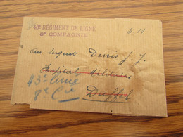 1939-40 : 2 BANDES DE JOURNAUX Oblitérés P.M.B. N° 34 (au Départ) Et P.M.B. N° 23 (en "retour"). Cachets De La Mobilisat - Streifbänder