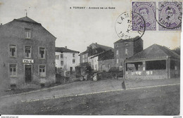 TORGNY ..-- OLDTIMER . Avenue De La GARE . Vers ANGERS . Voir Verso . - Rouvroy