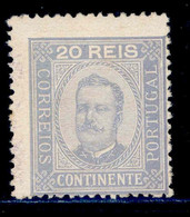 ! ! Portugal - 1892 King Carlos 20 R (Perf 12 3/4) - Af. 75 - No Gum - Ungebraucht