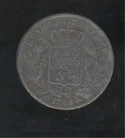 Fausse 5 Francs Belgique 1869 - Tranche Lisse - Exonumia - 5 Francs