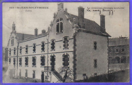 Carte Postale 42. Saint-Jean-Soleymieux  Le Nouveau Groupe Scolaire  Très Beau Plan - Saint Jean Soleymieux