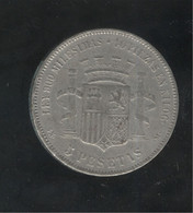 Fausse 5 Francs Pesetas 1870 - Tranche En Relief - Exonumia - Autres & Non Classés